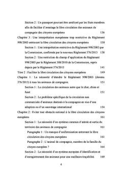 La circulation des animaux de compagnie dans l'Union Européenne