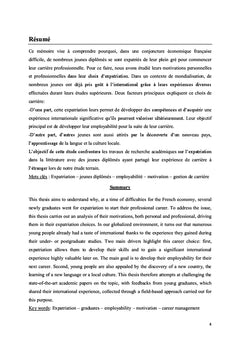 L'expatriation des jeunes diplOmes
