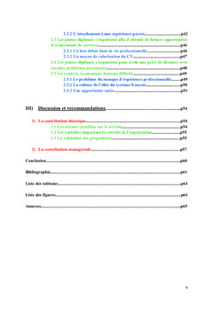 L'expatriation des jeunes diplOmes