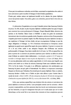 L'expatriation des jeunes diplOmes