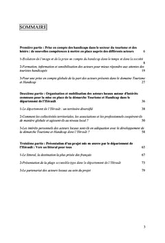 Tourisme et Handicap: Quelle dynamique de territoire?