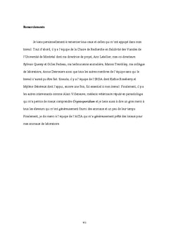 Genotype et phenotype de Cryptosporidium parvum et C. muris