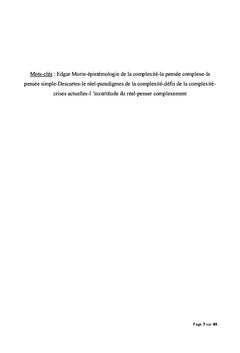 Nous ne savons pas ce qui se passe et c'est justement ce qui se passe