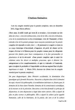 Nous ne savons pas ce qui se passe et c'est justement ce qui se passe