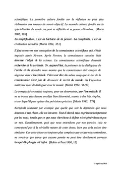 Nous ne savons pas ce qui se passe et c'est justement ce qui se passe