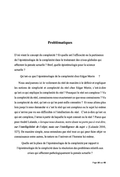 Nous ne savons pas ce qui se passe et c'est justement ce qui se passe