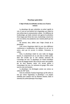 Manuel de phonétique
