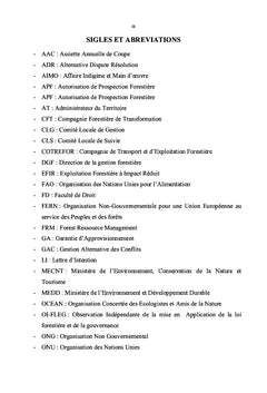 Prevention et Gestion des conflits forestiers en Droit Congolais