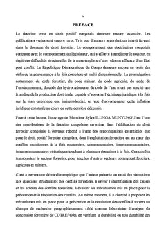 Prevention et Gestion des conflits forestiers en Droit Congolais