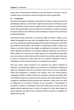 Localisation A base de Reseau de Capteurs sans Fil