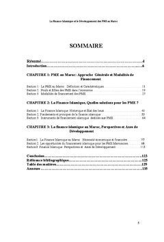 Finance islamique et développement des PME au Maroc