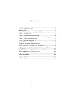 Diagnostic de la fertilité des sols en cuvette centrale congolaise