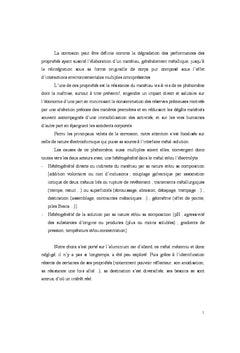 Comportement electrochimique de l'aluminium pur et silice