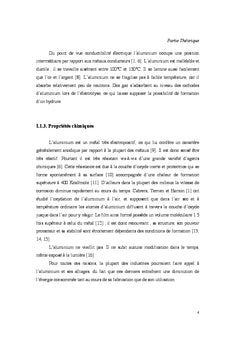 Comportement electrochimique de l'aluminium pur et silice