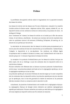 Securite des echanges dans un Reseau de Noeuds Mobiles
