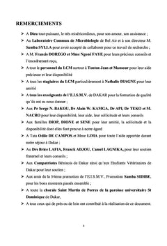 Gestion de la qualite au Laboratoire Commun de Microbiologie (Senegal)
