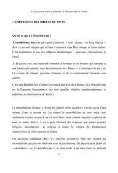 La succession