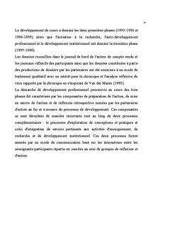 Une démarche de développement professionnel d'enseignants chercheurs