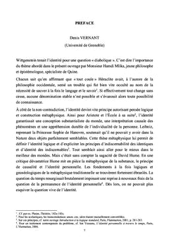 Quine et le problème de l'identité logique