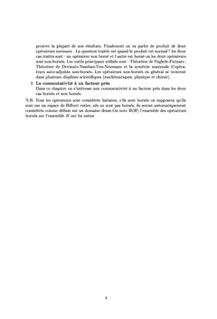 Commutativite A un facteur pres