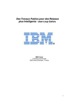 Les Smarter Cities d'IBM