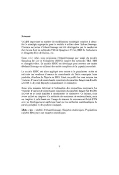 modele SBUC et estimation par reseau neuronal artificiel