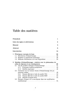 modele SBUC et estimation par reseau neuronal artificiel