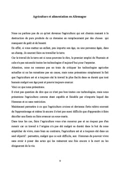 Agriculture et alimentation en Allemagne