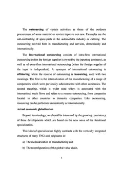 TNC's strategies and New Globalization Patterns