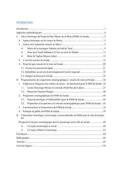 Patrimoine minier : approches museologiques et pratiques museographique