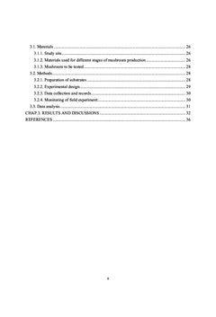 Study of oyster mushrooms yield in response to temperature, Co2 and cultivation period