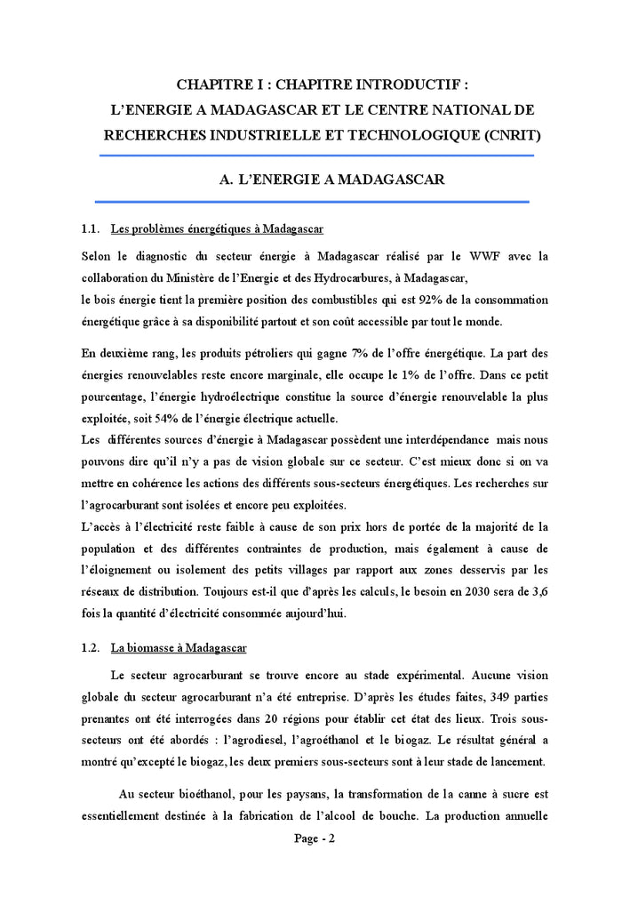 Production de bioethanol A partir de la canne A sucre