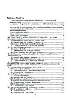 Du rendement à l'émancipation l'équité et la soutenabilité en S.I.