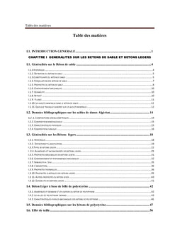Bétons de granulats légers
