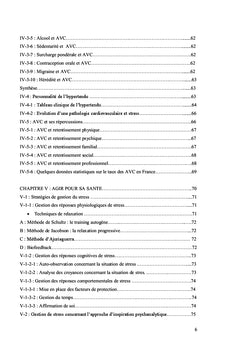Stress et AVC : Approche psychologique des patients