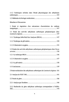Contribution à l'étude du métabolisme carboné des Laminariales
