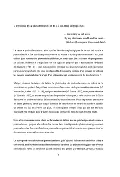Le postmodernisme comme symptôme