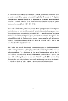 Le postmodernisme comme symptôme