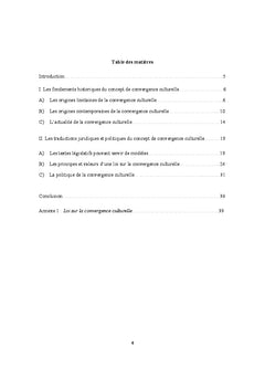 La convergence culturelle