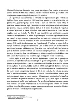 Thomas Hobbes philosophe de la modernite