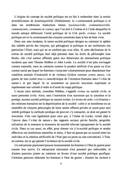 Thomas Hobbes philosophe de la modernite