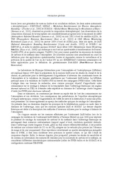 Synergie TIR-SWIR pour l'observation de la composition troposphérique