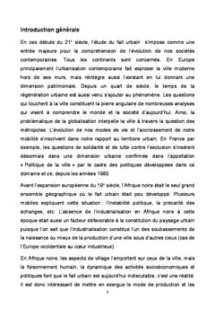 La ville de Lome au Togo entre extension spatiale et nuisance sonore