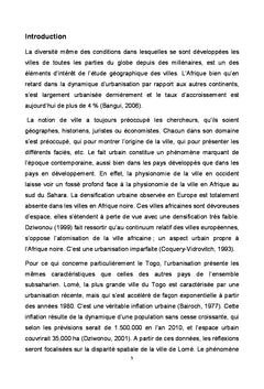 La ville de Lome au Togo entre extension spatiale et nuisance sonore