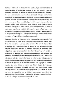 La ville de Lome au Togo entre extension spatiale et nuisance sonore