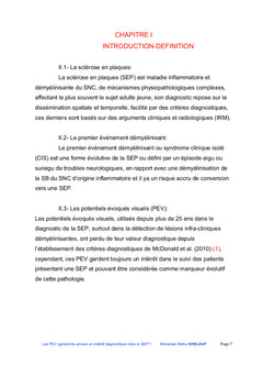 Les potentiels evoques visuels