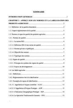 Valorisation des produits de terroirs