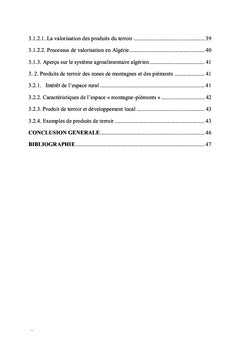 Valorisation des produits de terroirs