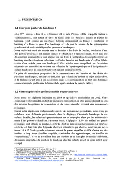 Les enfants en situation de handicap A l'ecole