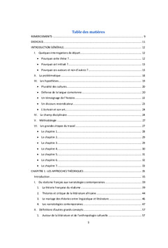 La pluriculturalite dans le roman comorien: Toihiri, Salim et Sast